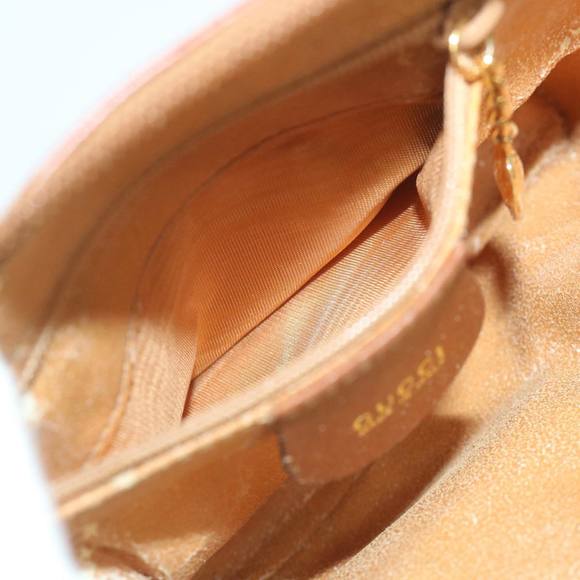 GUCCI Bamboo Hand Bag Leather 2way Brown 007 1014 0231 0 Auth 59000 - Picture 11 of 16